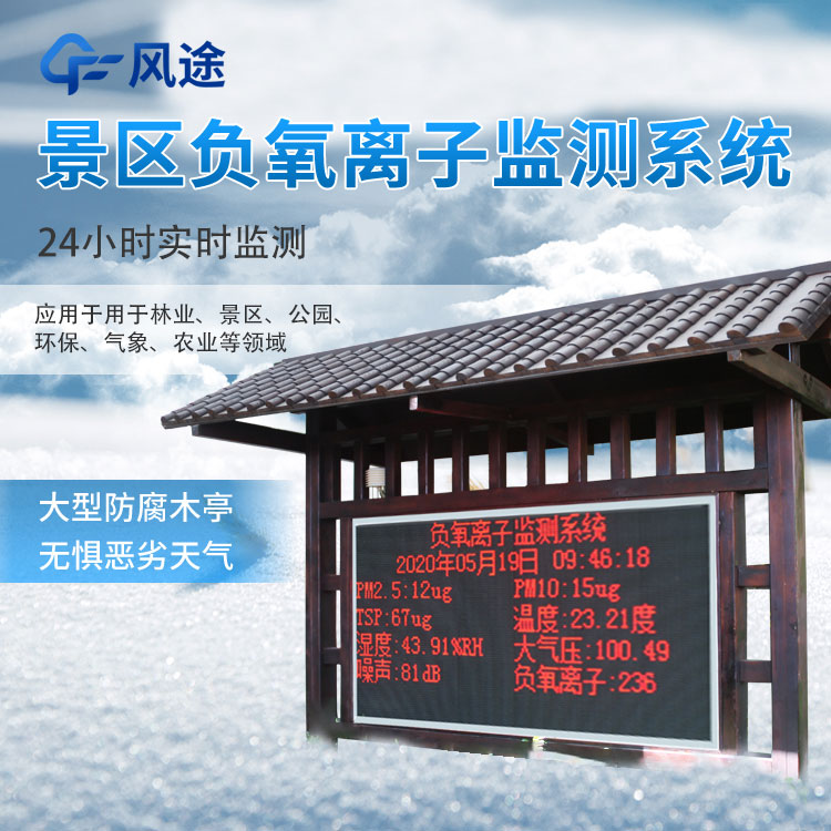 景區(qū)負氧離子監(jiān)測系統(tǒng)有什么用？